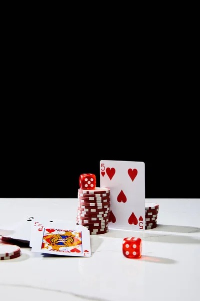 Speed Blackjack table with dealer and multiple player positions